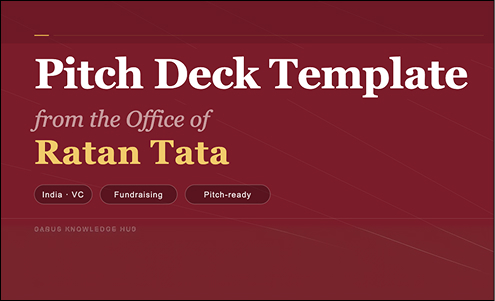 Pitch Deck Template
